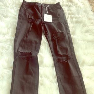 Kancan high-waisted black skinny jean, 5/26